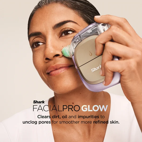 Shark Beauty FacialPro Glow + Depuffi At Home Facial - Spa Purple