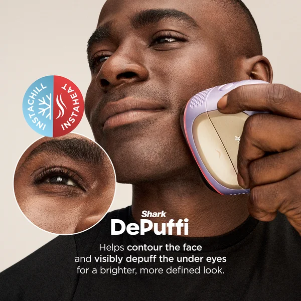 Shark Beauty FacialPro Glow + Depuffi At Home Facial - Spa Purple