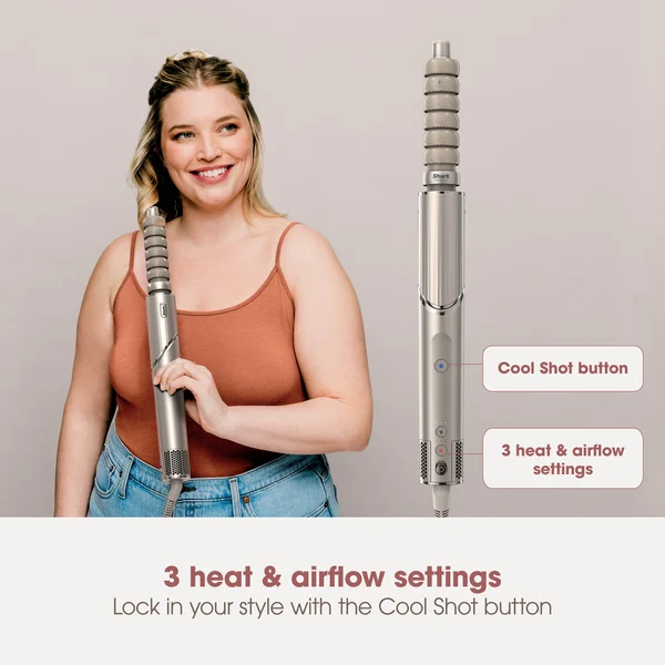 Shark Beauty FlexStyle 5-in-1 Air Styler And Hair Dryer With Storage Case - Stone