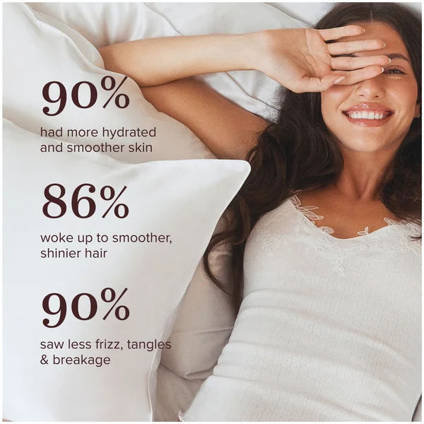 SILKE Silk Pillowcase Duo - Queen - White