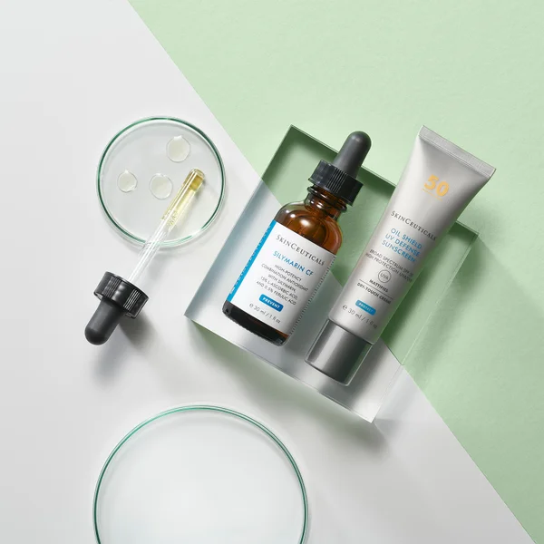 SkinCeuticals Double Defence Silymarin CF Kit For Oily/Blemish-Prone Skin (Worth £214.00)