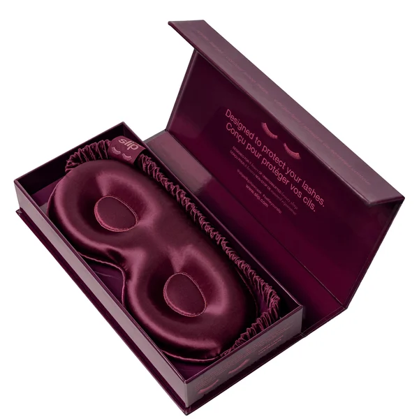 Slip Pure Silk Contour Sleep Mask - Crimson