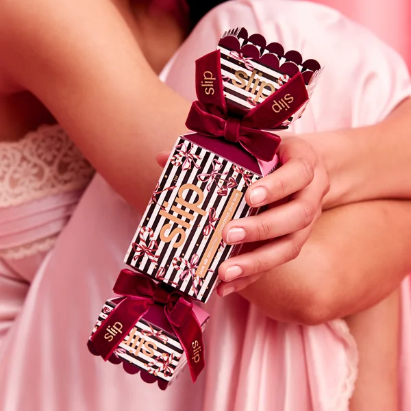 Slip Pure Silk Large Scrunchie Cracker - Sugar Plum