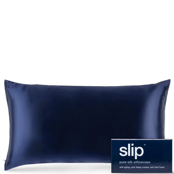 Slip Silk Pillowcase King - Navy