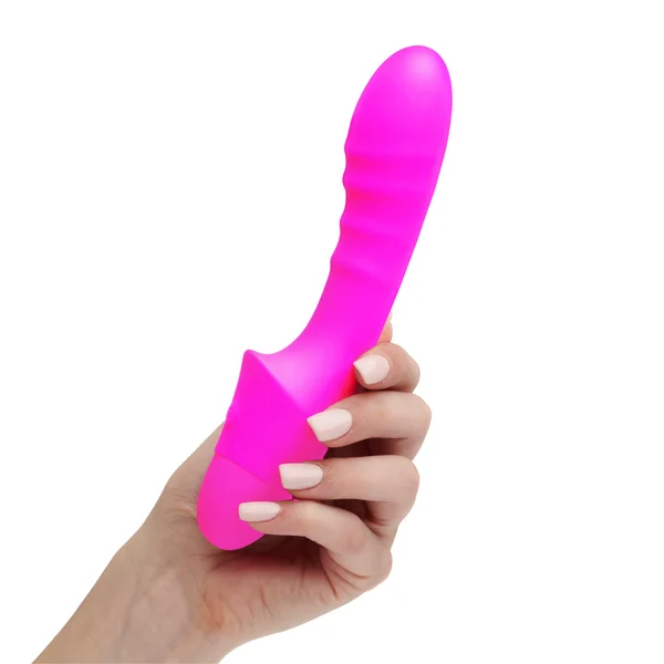 So Divine Pash Ribbed Vibrator Pink