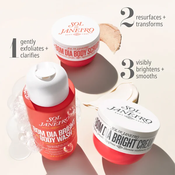 Sol De Janeiro Bom Dia Bright Clarifying AHA BHA Body Wash 90ml