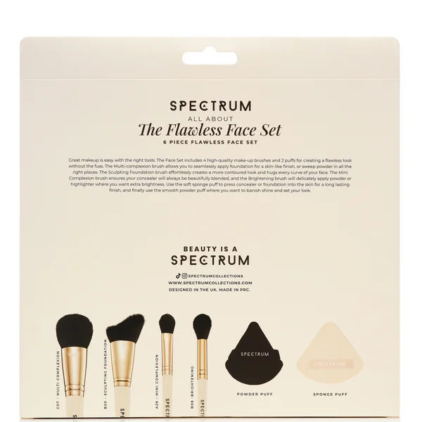 Spectrum Collections All About The Brush 6 Piece Flawless Face Set
