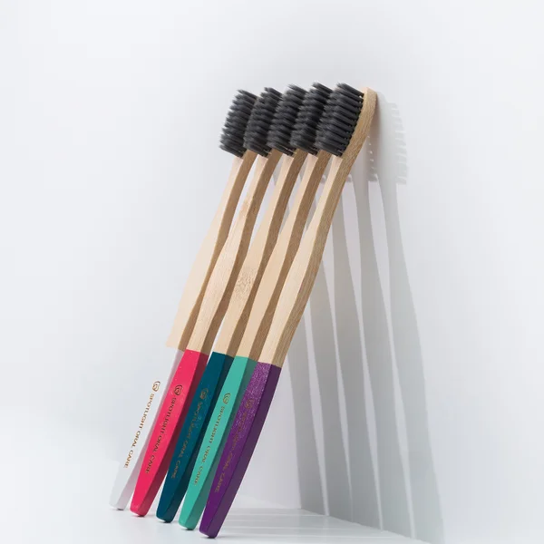 Spotlight Oral Care Bamboo Toothbrush Pack (Pack Of 5)