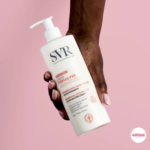 SVR TOPIALYSE 48hr Soothing Calming Nourishing Face & Body Cream For Dry Sensitive Skin All Ages 400ml