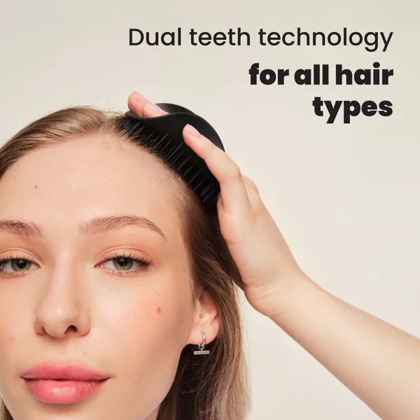 Tangle Teezer The Scalp Exfoliator And Massager - Onyx Black