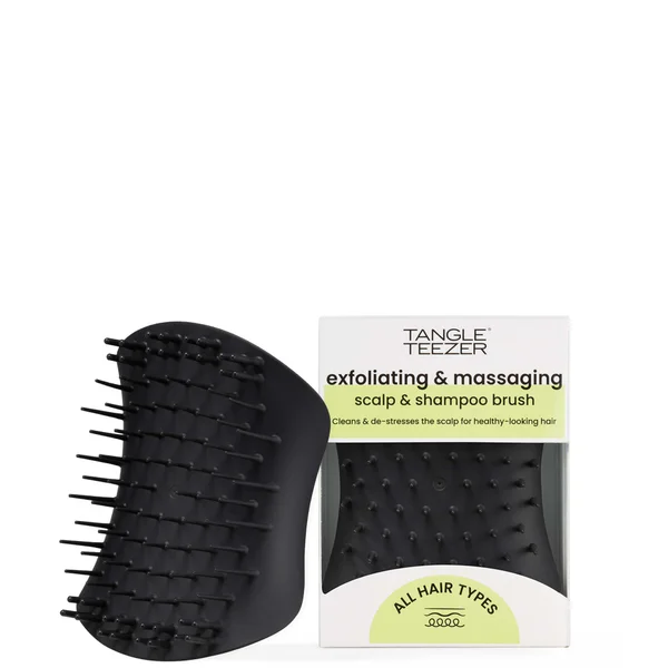 Tangle Teezer The Scalp Exfoliator and Massager - Onyx Black