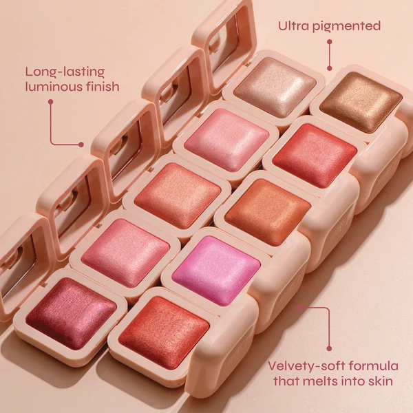 The Beauty Crop Glow Milk Luminous Blush Powder 8g (Various Shades)