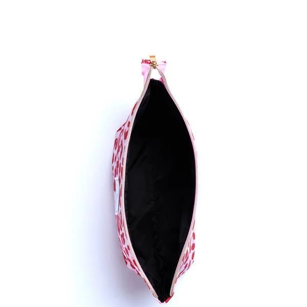 The Flat Lay Co. Essential Pouch In Pink Leopard