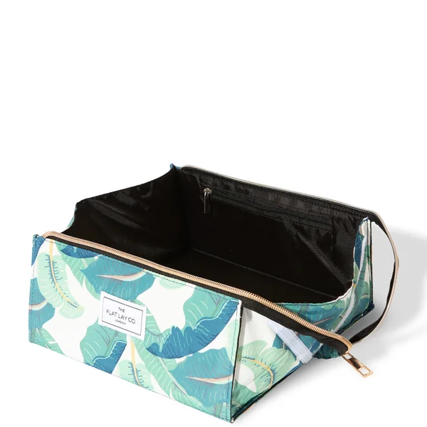 The Flat Lay Co. Open Flat Box Bag - Tropical Leaves