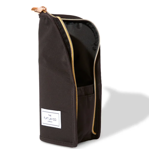 The Flat Lay Co. Standing Brush Case - Classic Black