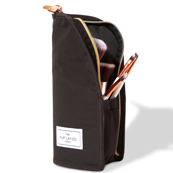 The Flat Lay Co. Standing Brush Case - Classic Black