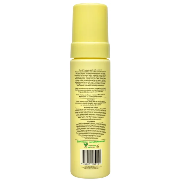 The Fox Tan Rapid Banana Whip 200ml