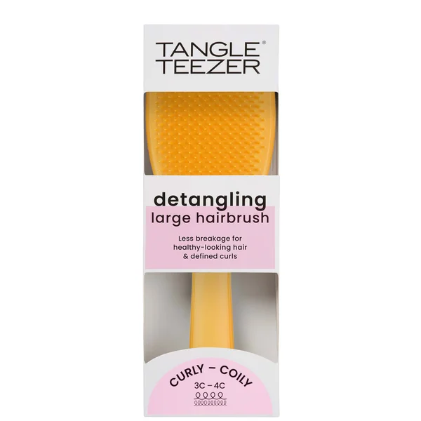 The Large Ultimate Detangler Naturally Curly Daffodil Yellow