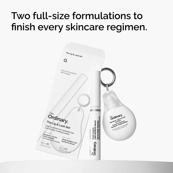 The Ordinary The Lip & Lash Set (Worth £22.70)
