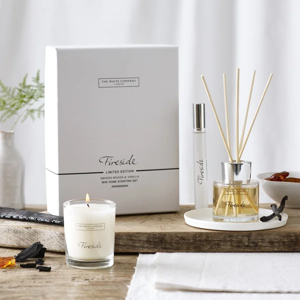 The White Company Fireside Mini Home Scenting Set