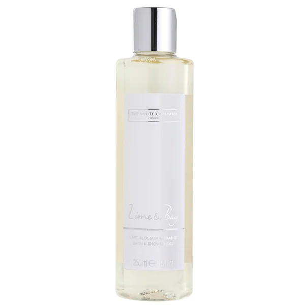The White Company Lime & Bay Bath & Shower Gel 250ml