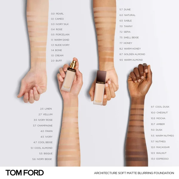TOM FORD Architecture Soft Matte Blurring Foundation 30ml (Various Shades)