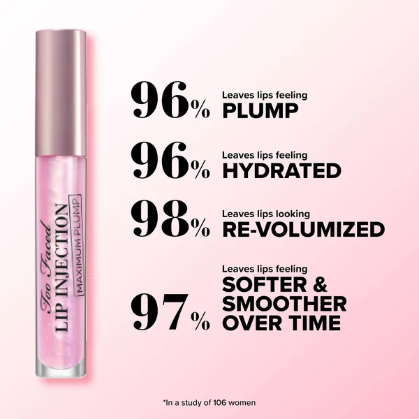 Too Faced Lip Injection Maximum Plump 4ml (Various Shades)