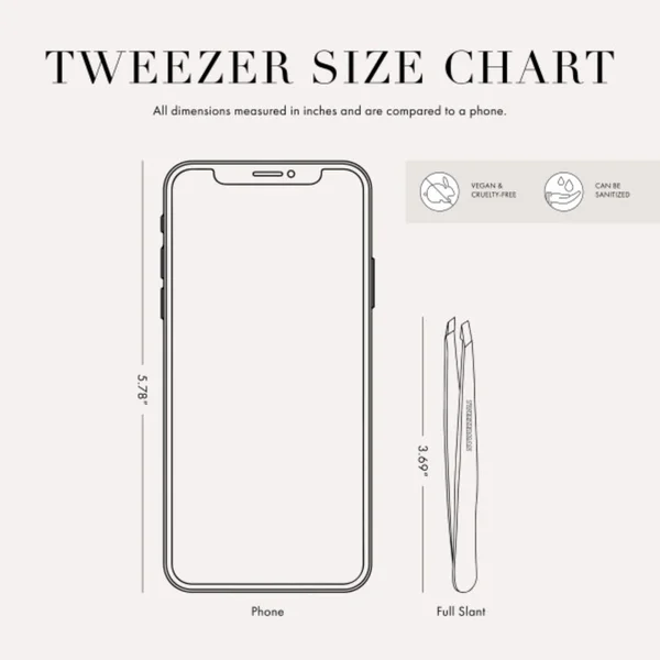 Tweezerman Mini Slant Tweezer - Flamingo Pink