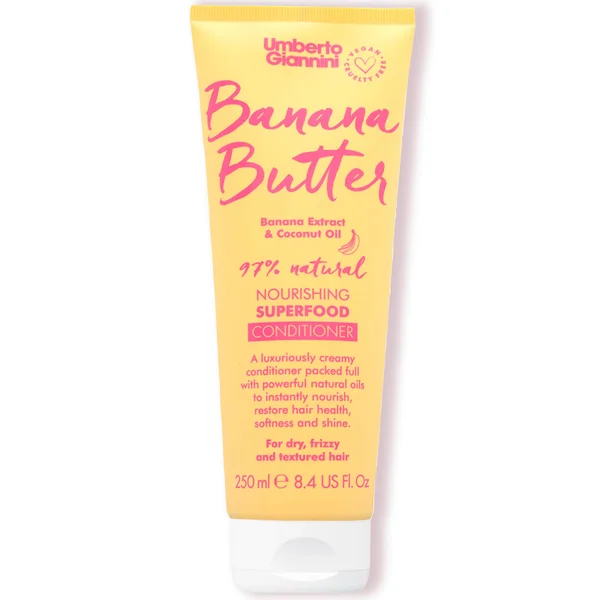 Umberto Giannini Banana Butter Shampoo And Conditioner Duo