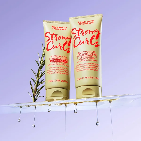 Umberto Giannini Strong Curls Rosemary Oil Shampoo 250ml