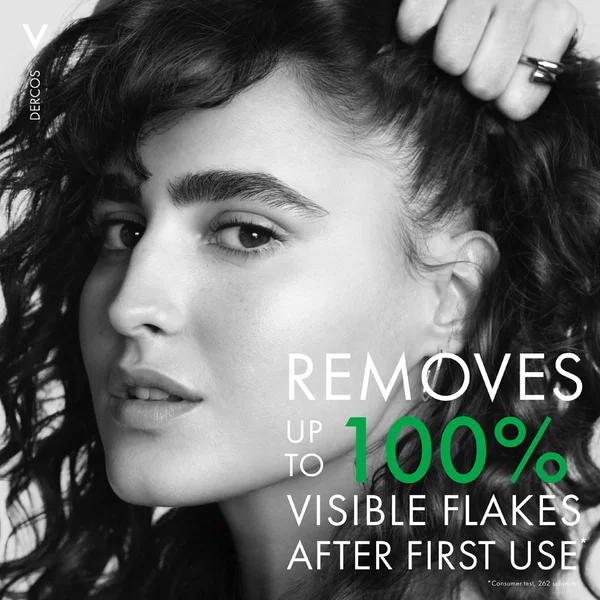 Vichy Dercos Technique Anti-Dandruff Purifying Shampoo For Sensitive Oily Hair And Scalp 390ml