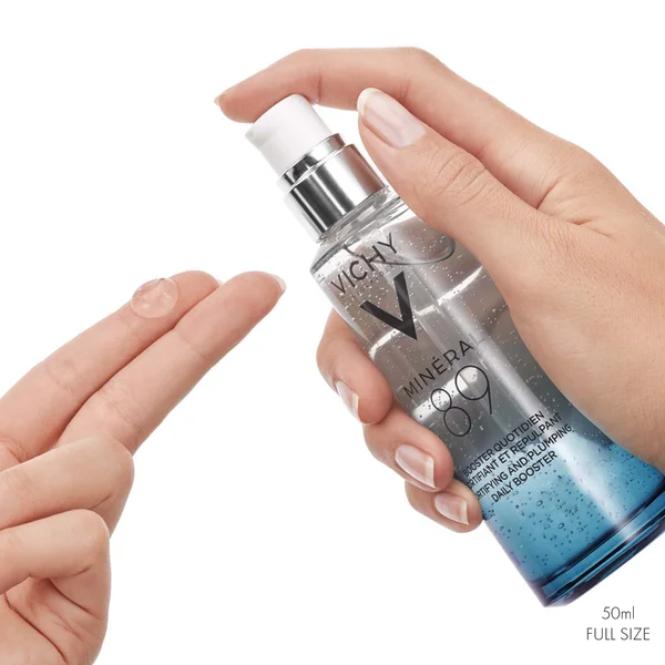 Vichy Mineral 89 Hyaluronic Acid Daily Hydration Kit: Serum Moisturiser And SPF50 (Worth £43.79)