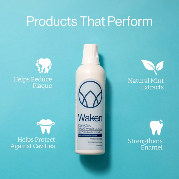 Waken Mouthwash Peppermint 500ml