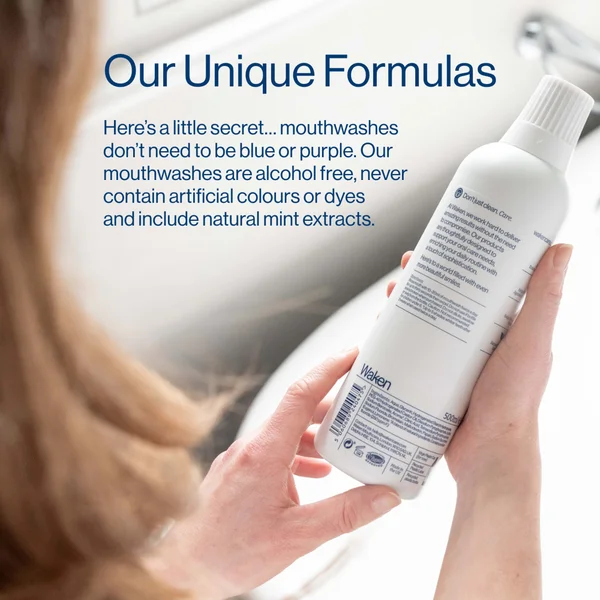 Waken Mouthwash Peppermint 500ml