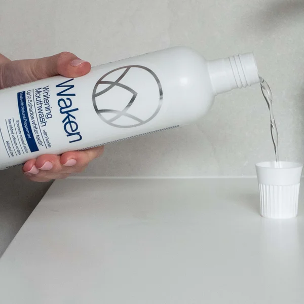 Waken Whitening Mouthwash PepperMint 500ml