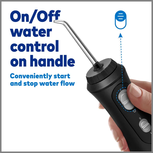 Waterpik Cordless Plus Cordless Water Flosser 492 Black