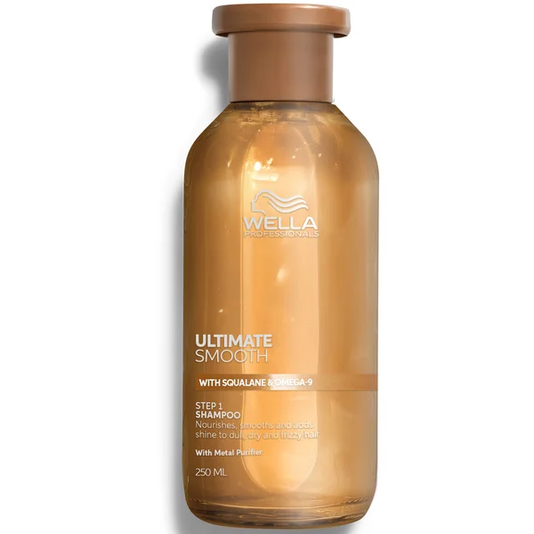 Wella Professionals Ultimate Smooth Shampoo with Squalane & Omega 9 for Dry Dull & Frizzy Hair 250ml