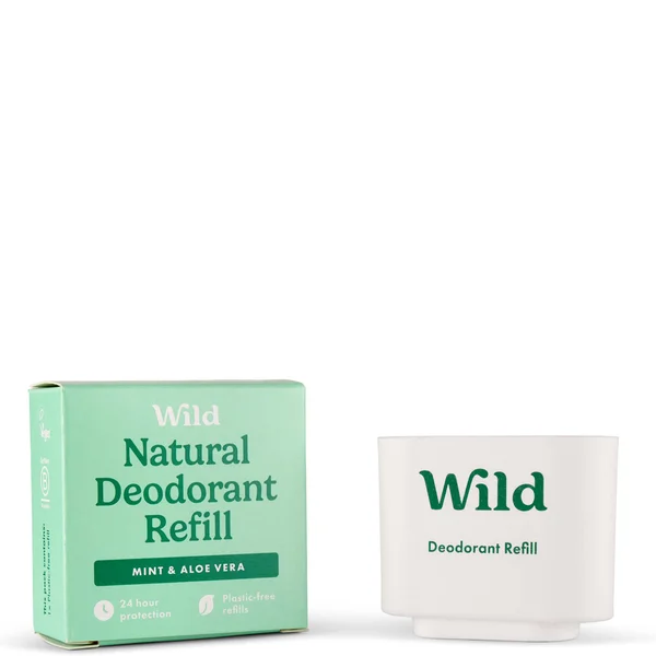 Wild Men's Mint And Aloe Vera Deodorant Refill 40g