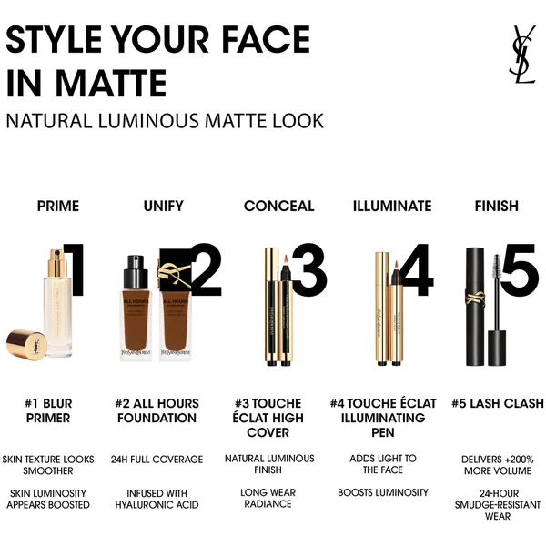 Yves Saint Laurent Touche Éclat Illuminating Pen 2.5ml (Various Shades)