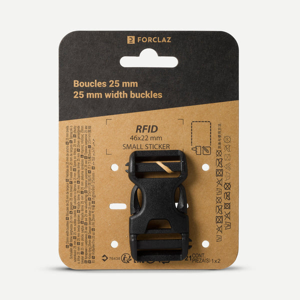 Decathlon Decathlon Backpack replacement buckle for 25 mm straps - double pin lock Unspecified
