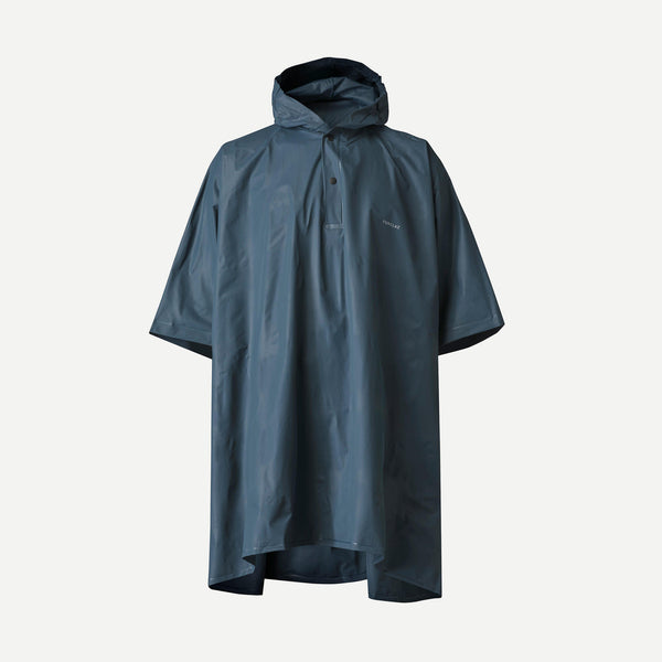 Decathlon Forclaz MT50 Rain Poncho - 10L Storm Gray