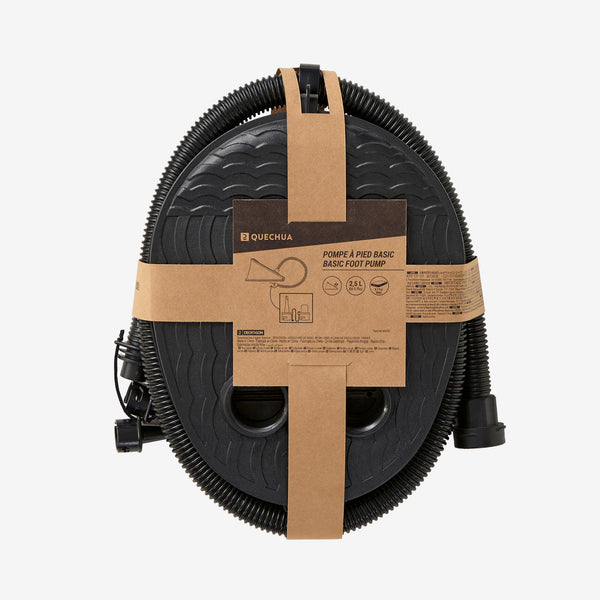 Decathlon Quechua Foot Pump Black