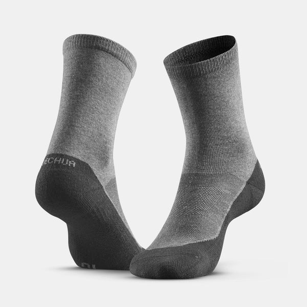 Decathlon Quechua Hike 50 High Socks 2-Pack Gray