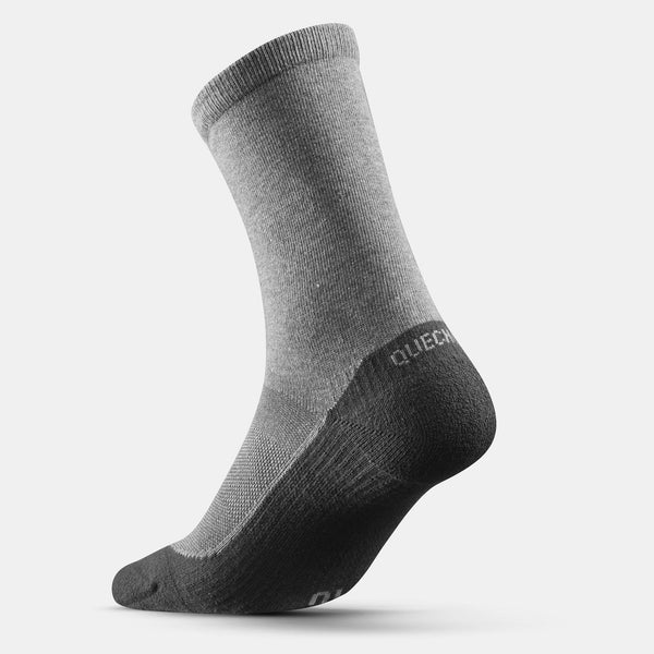 Decathlon Quechua Hike 50 High Socks 2-Pack Gray