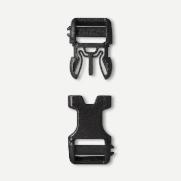 Decathlon Decathlon Replacement Double Pin Lock Buckle For Backpack Strap 15 Mm Unspecified