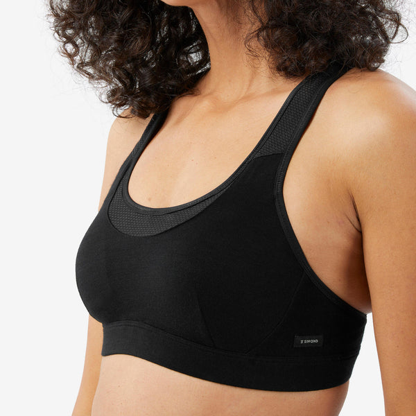 Decathlon Simond Trek 500 Merino Wool Bra Black