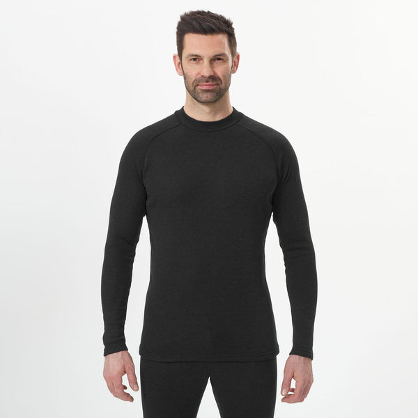 Decathlon Wedze Men's BL100 Base Layer Top Black