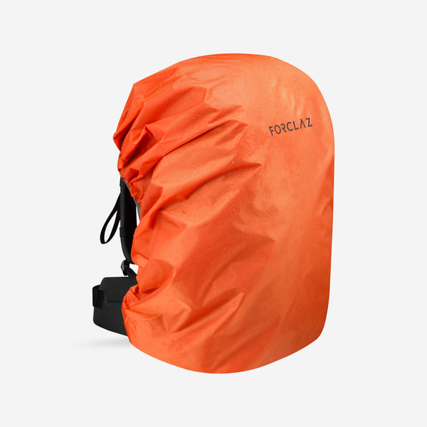 Decathlon Forclaz 40 60 L Basic Hiking Backpack Rain Cover Burnt Orange