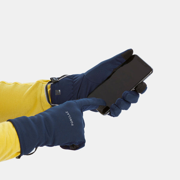 Decathlon Forclaz Adult MT500 Touchscreen Stretch Backpacking Gloves