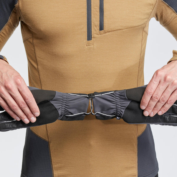 Decathlon Forclaz Adult MT900 Backpacking Gloves Carbon Gray